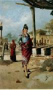 unknow artist Arab or Arabic people and life. Orientalism oil paintings 168 painting